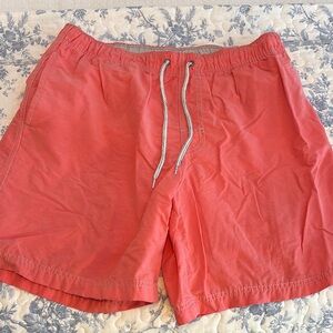 Roundtree & Yorke Pink Swim Trunks Quick-Drying Elastic Waist